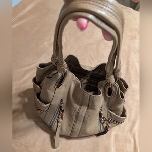 B. Makowsky large leather shoulder bag "Alice" hobo style